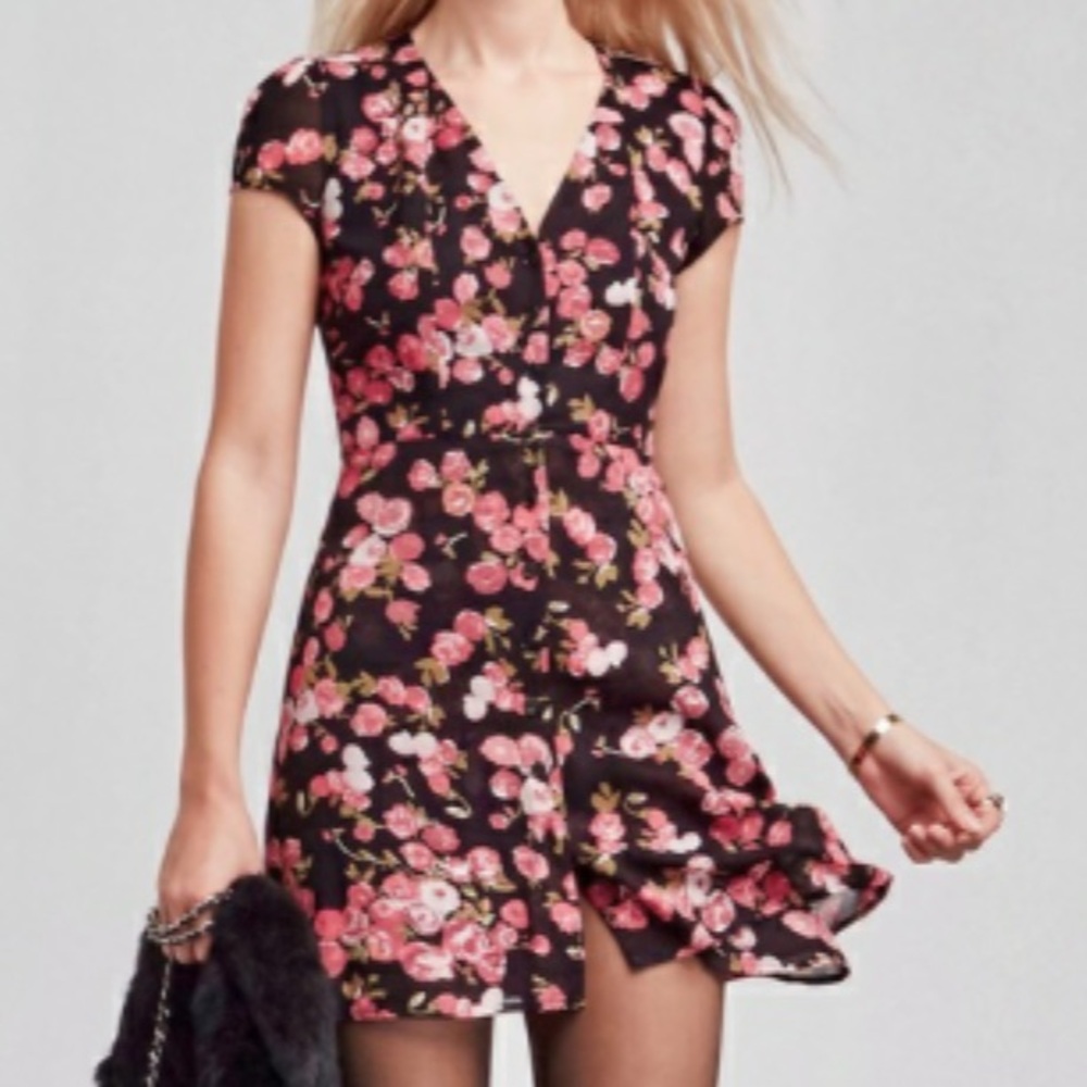 Reformation Keene Mini Floral Sundress